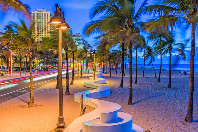 street in Fort Lauderdale, Florida