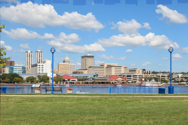 street view in Peoria, Illinois