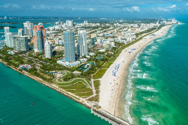 ocean view in Miami Beach, Florida